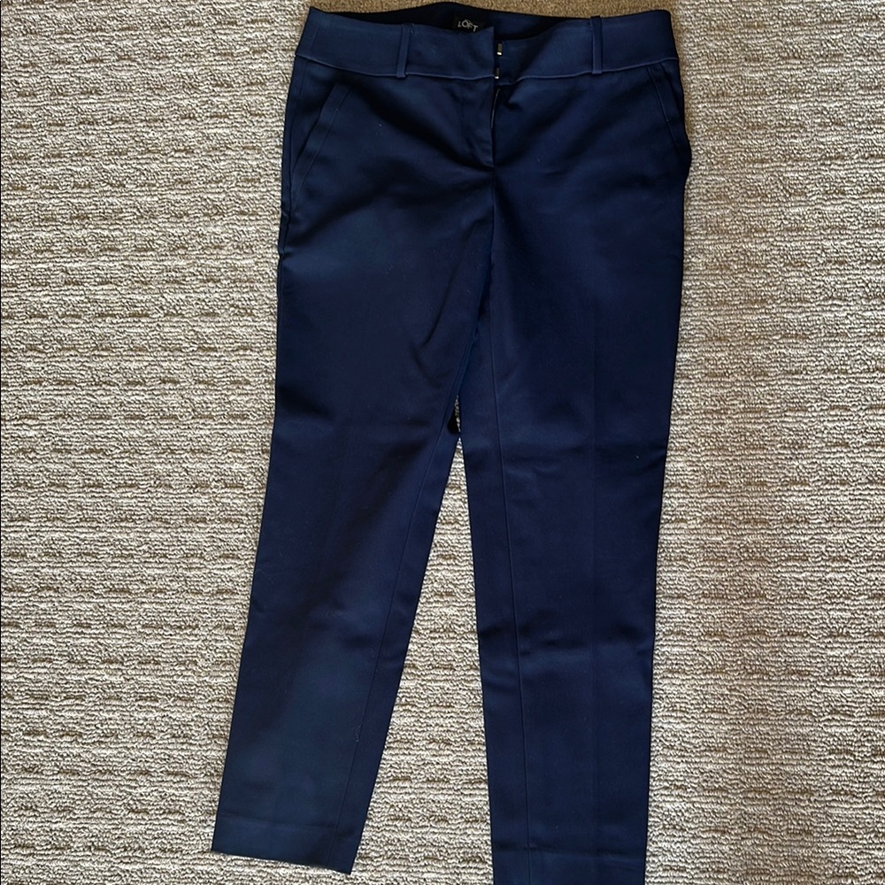 LOFT Navy Ankle Pants